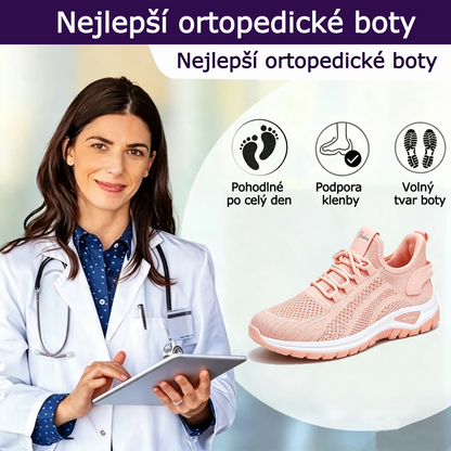 Ortopedická obuv SHELLSEN® 🔥 50% sleva ⏰ Letní vycházková obuv speciálně navržená pro ženy s oporou klenby 👞 Snadno ulevuje od bolesti nohou ✅ Pohodlná a prodyšná