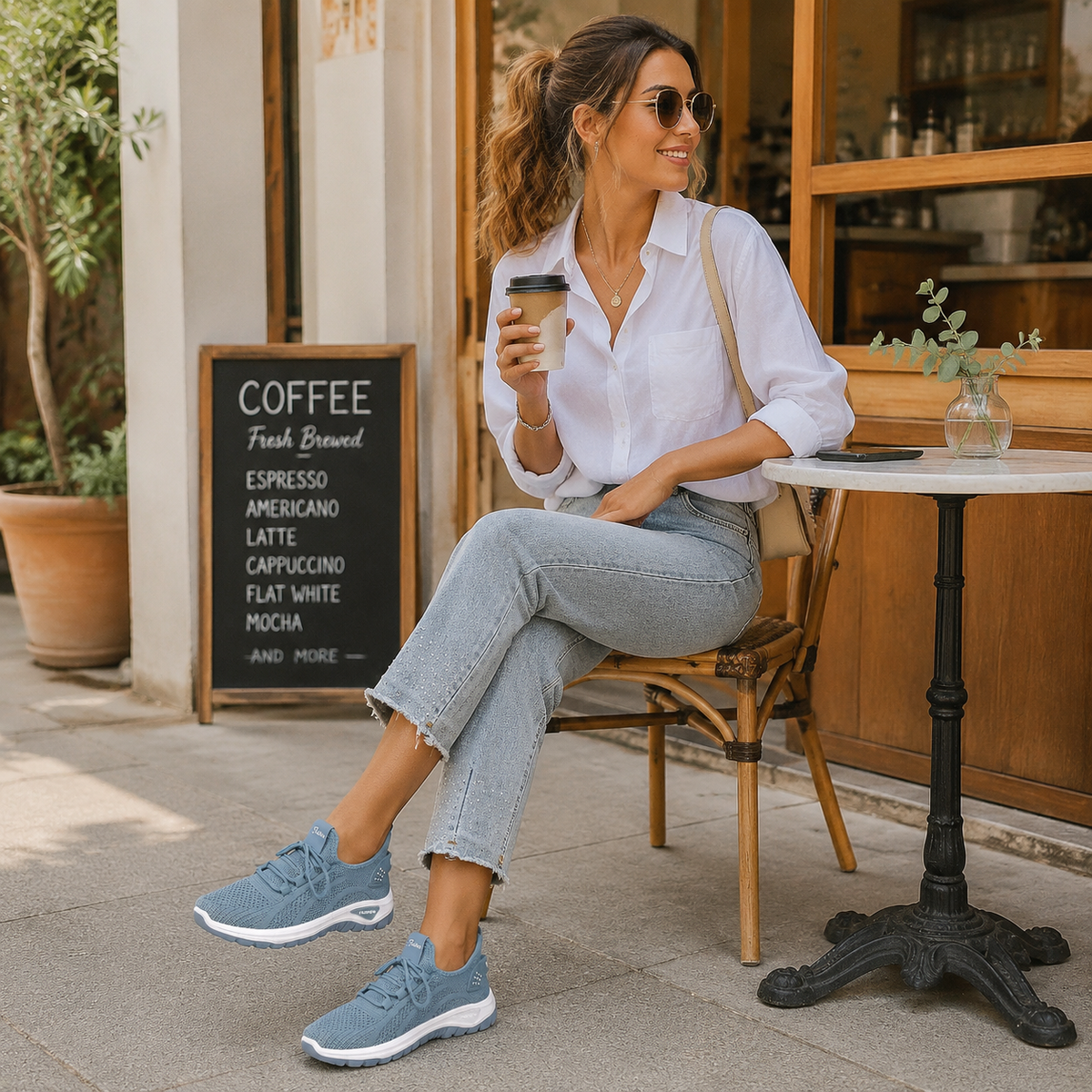 Ortopedická obuv SHELLSEN® 🔥 50% sleva ⏰ Letní vycházková obuv speciálně navržená pro ženy s oporou klenby 👞 Snadno ulevuje od bolesti nohou ✅ Pohodlná a prodyšná