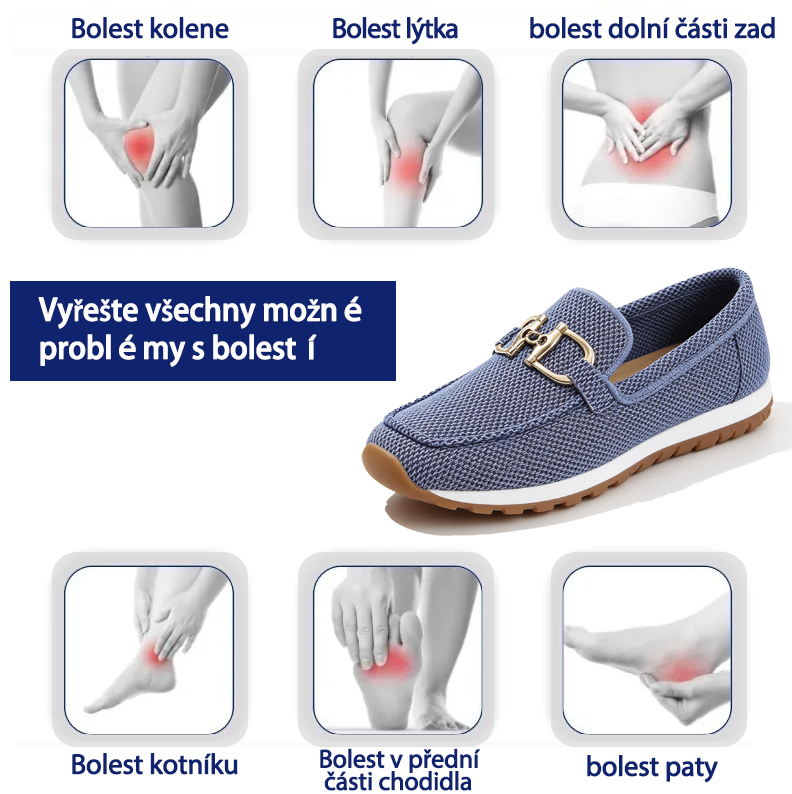 SHELLSEN® 【🔥50% sleva🎁】Prodyšná ortopedická obuv Flyknit | Nezbytná pro každodenní dojíždění | S oporou klenby, zmírňuje bolest nohou