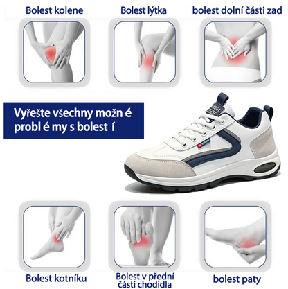 Ortopedická obuv SHELLSEN® [🔥Novinka za poloviční cenu🎁] Pohodlná sportovní obuv | Prodyšná a chladivá | Design s podporou klenby | Ulevuje od bolesti zad a chodidel✅