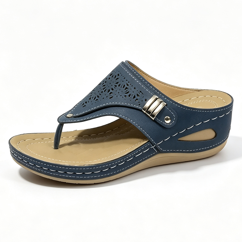 Ortopedická obuv SHELLSEN® [🔥50% sleva🎁] Dámské letní sandály👡 | Chladivé a prodyšné | Pohodlná a bezbolestná chůze | Design s podporou klenby✅