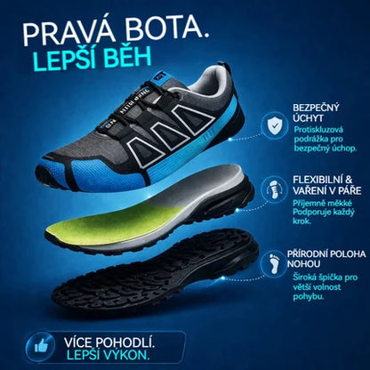 🎉Poslední den! Sleva 50 %!✅ Ortopedická obuv vhodná pro lidi s problémy s nohou, podpůrná turistická obuv, která podporuje klenbu, ulevuje od bolesti kloubů a chodidel a je protiskluzová a pohodlná.