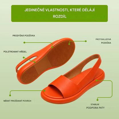 Ortopedická obuv SHELLSEN® 【🔥Dnes sleva 50 %🎁】 Nejžhavější sandály a žabky v Evropě👡 | Vhodné pro domácí i venkovní nošení | S páskem na zadní straně, který zabraňuje uklouznutí | Měkké a pohodlné | Perfektní volba pro letní procházky✅