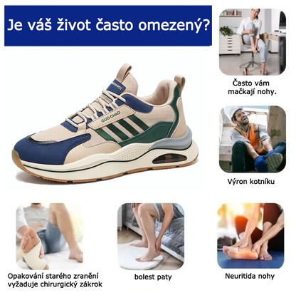 Ortopedická obuv SHELLSEN® [🔥Dnes za poloviční cenu! 🎁] Pohodlná vycházková obuv 👟 Podpora klenby | Účinně ulevuje od bolesti nohou, bolesti klenby a únavy nohou ✅