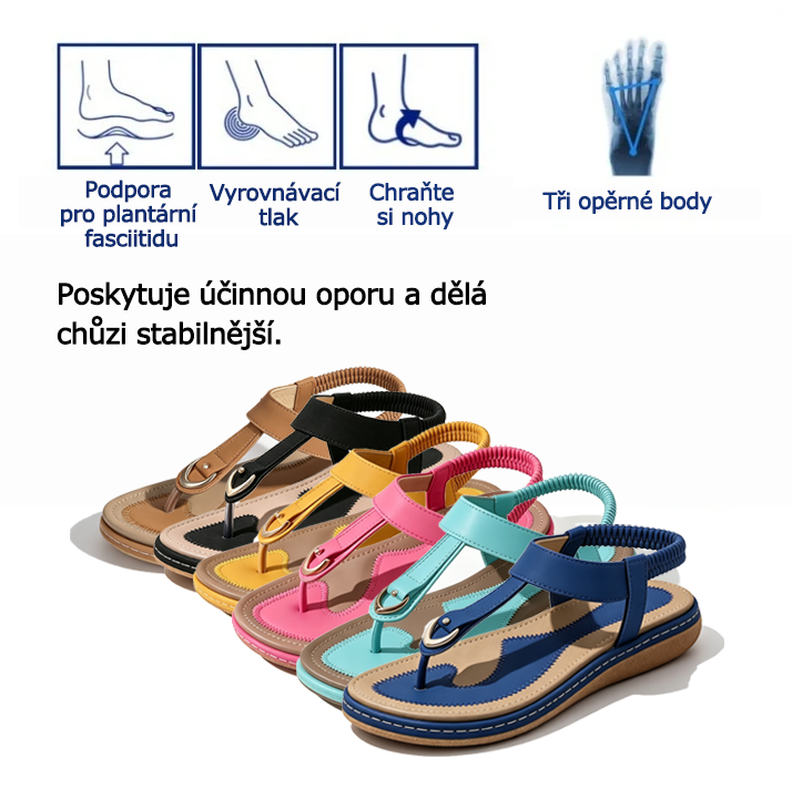 Ortopedické boty SHELLSEN® 【🔥Dnes sleva 50 %🎁】 Nejžhavější letní sandály v Evropě👡 | Pohodlná a bezbolestná chůze | Design s oporou klenby | Perfektní volba pro letní výlety✅