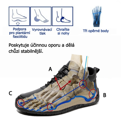 SHELLSEN® 【🔥Dnešní speciální nabídka: sleva 50 %🎁】Pohodlná vycházková obuv | Lehká a odolná👟 | Žádná únava z celodenní chůze | Podpora klenby | Účinně zmírňuje problémy s chodidly✅