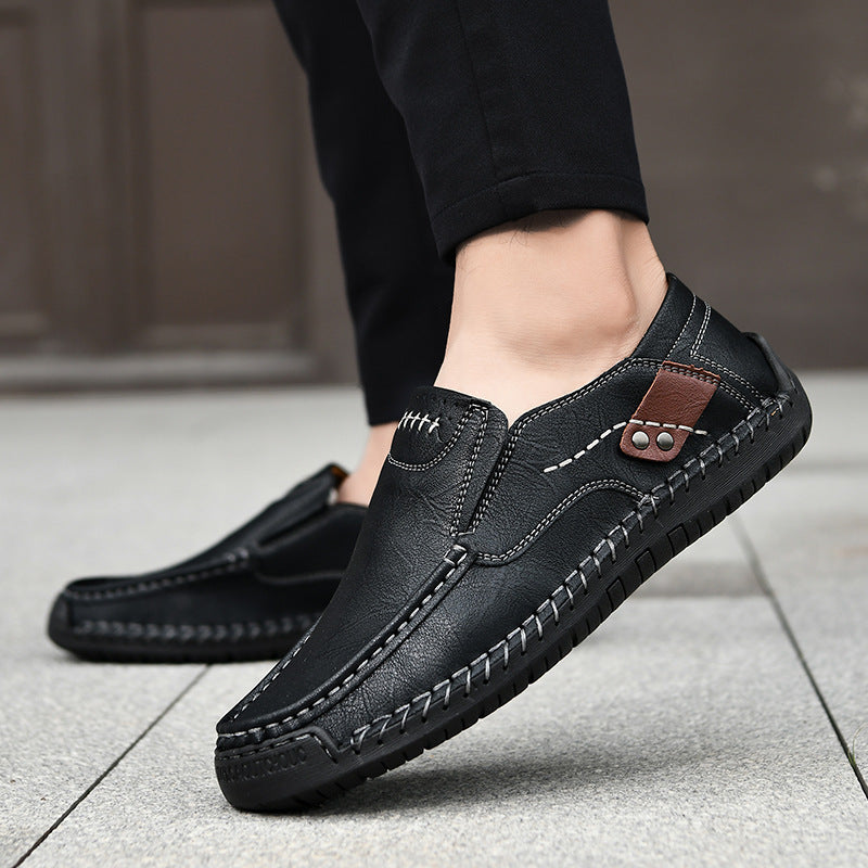 Mocasines de Cuero Premium - Comodidad y Estilo-Diseño ergonómico con soporte de arco, impermeables y antideslizantes. 🔥 ¡50% de descuento por tiempo limitado!