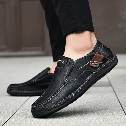 Mocasines de Cuero Premium - Comodidad y Estilo-Diseño ergonómico con soporte de arco, impermeables y antideslizantes. 🔥 ¡50% de descuento por tiempo limitado!