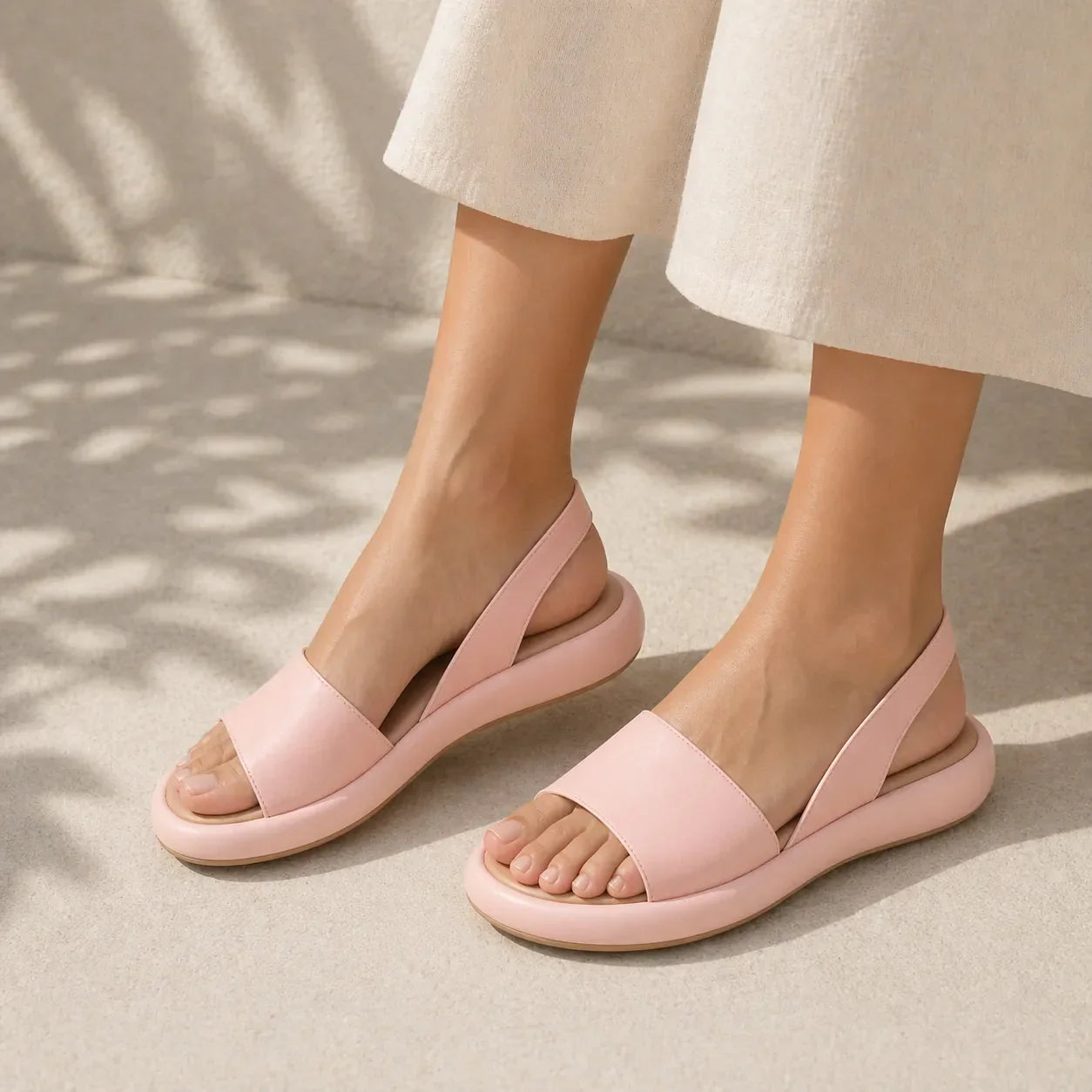 Ortopedická obuv SHELLSEN® 【🔥Dnes sleva 50 %🎁】 Nejžhavější sandály a žabky v Evropě👡 | Vhodné pro domácí i venkovní nošení | S páskem na zadní straně, který zabraňuje uklouznutí | Měkké a pohodlné | Perfektní volba pro letní procházky✅