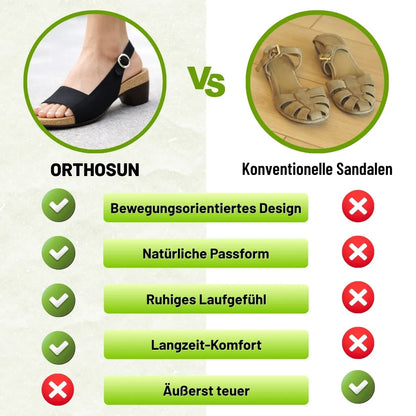 OrthoSun Komfort-Sandaletten mit rutschfester Sohle – maximal Komfort - das Original