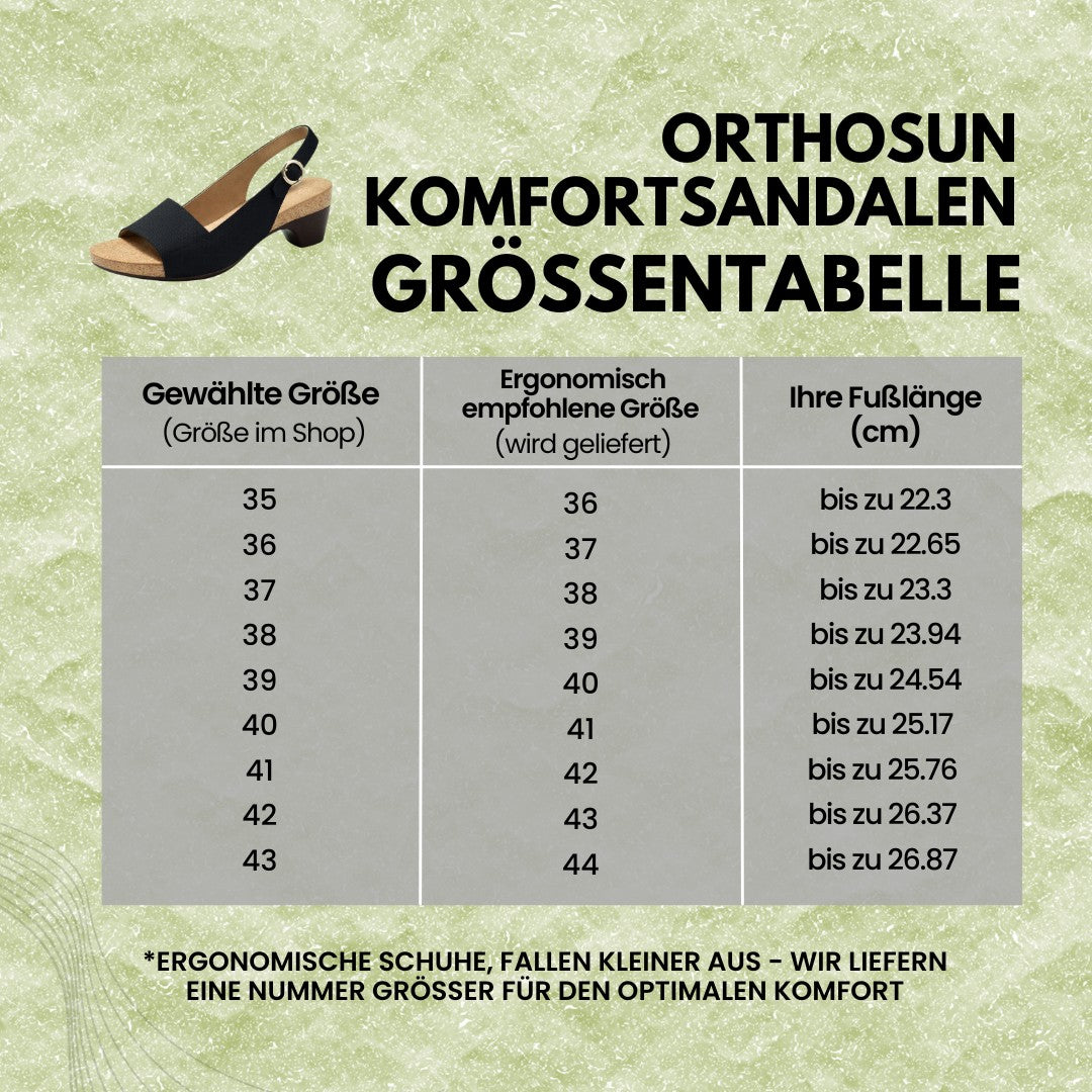 OrthoSun Komfort-Sandaletten mit rutschfester Sohle – maximal Komfort - das Original