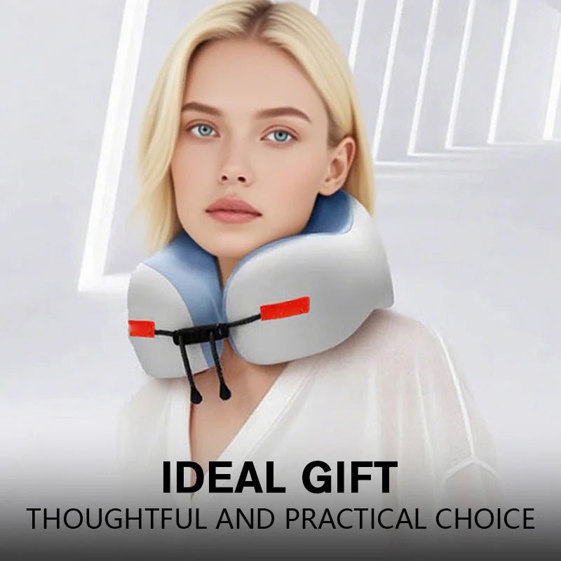 ✈️ Utazási Nyakpárna: Memóriahab + 360° Támogatás
