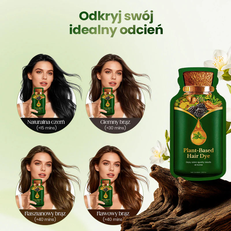 Gyengéd növényi alapú hajfesték