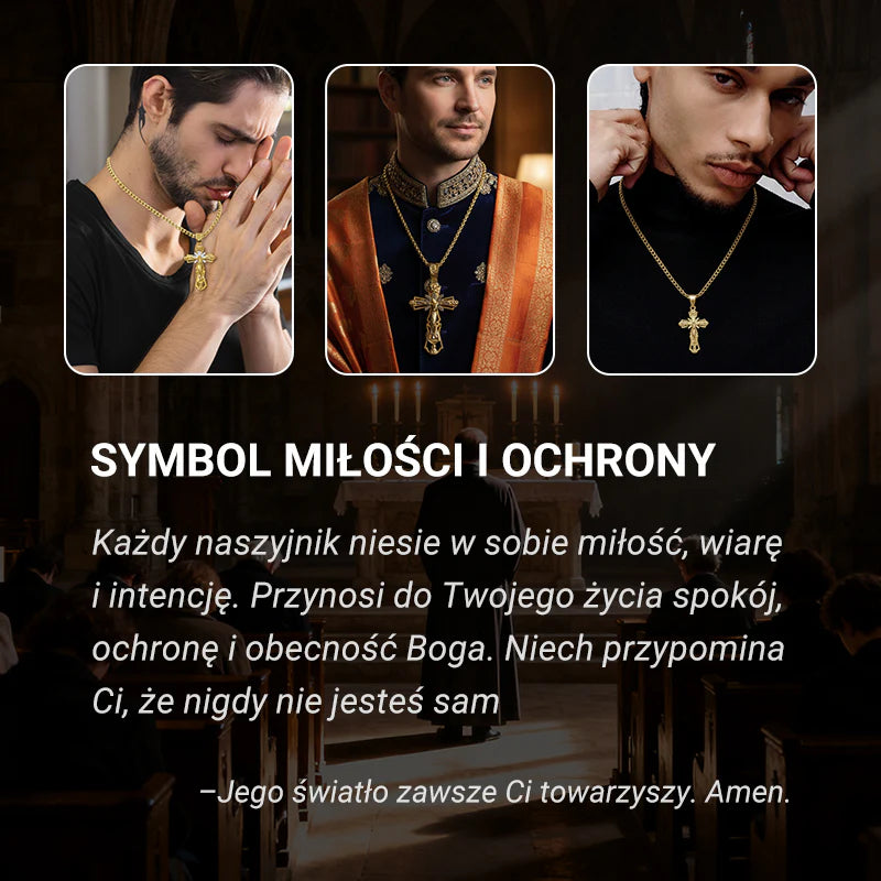 Nyaklánc Jézust ábrázoló medállal