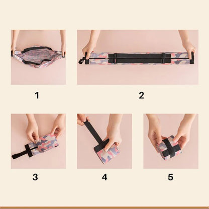 🛍️ Összecsukható Bevásárlószatyor: Nagy Kapacitás + Kicsi Tárolás! ✨