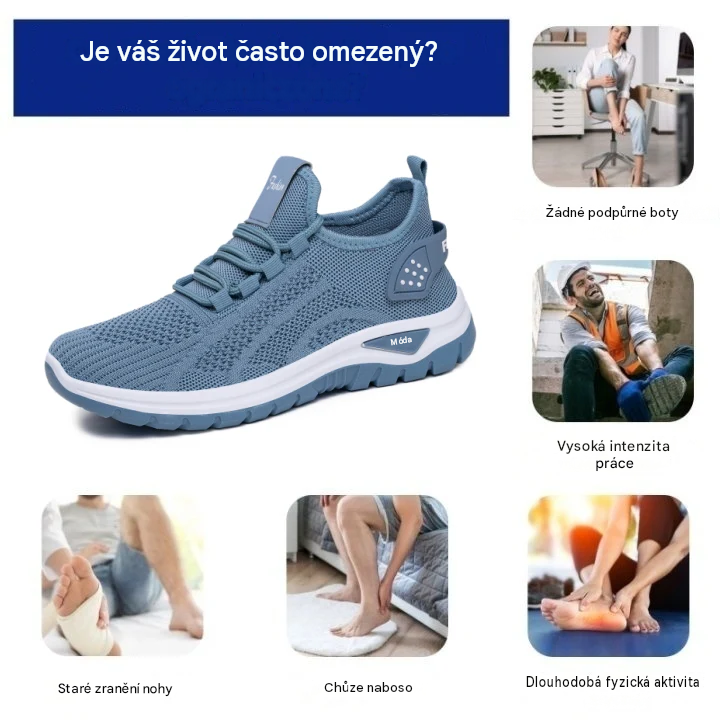 🎉Poslední den! Sleva 50 %! ✅ Ortopedická zdravotní obuv navržená speciálně pro lidi s problémy s nohama k úlevě od bolesti zad, kloubů a chodidel.