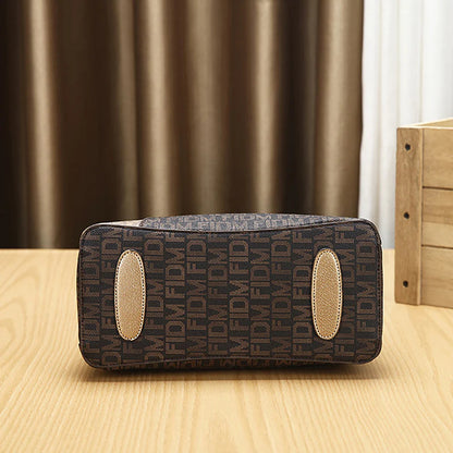 👜 Női Táska 2-in-1: Kézi + Válltáska – Monogramos Stílus! ✨