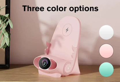 🌟 Telefontartó + Wireless Töltő: Fizikai Hangnagyobbítás + 4.5-11 inch Eszközök! Csak 10650 Ft!