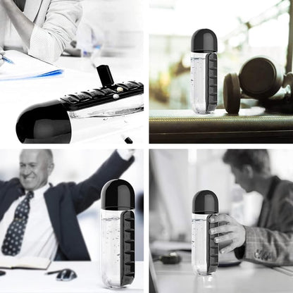 💊 2-in-1 Vizespohár + 7 Napos Gyógyszertartó!