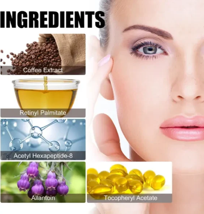 👀 Koffein Retinol Szemkrém: 50% Akció! Puffiness + Sötét Körök Eltávolítása! ✨