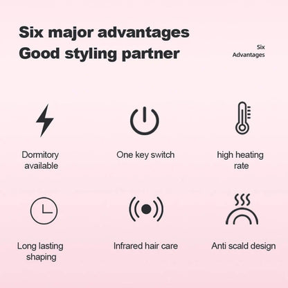 2 az 1-ben hajvasaló és hajsütővas – ionos, égésmentes formázó kefe gyors felmelegedéssel és állítható hőmérséklettel (minden hajtípushoz tökéletes)djustable Temperature (Perfect for All Hair Types)