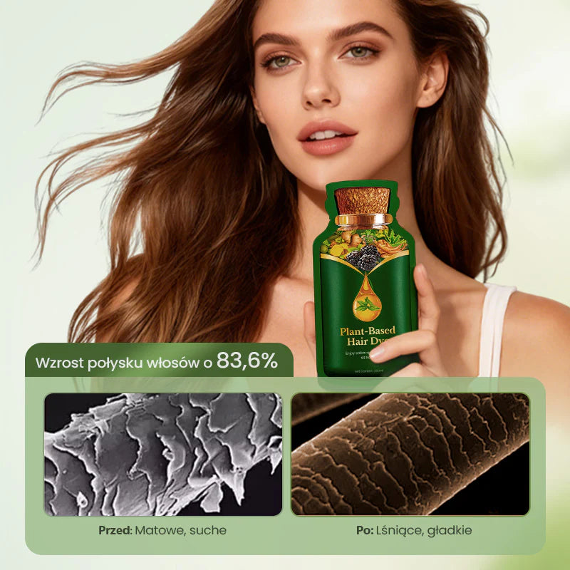 Gyengéd növényi alapú hajfesték