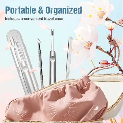 💅 Rozsdamentes acél manikűr és pedikűr készlet: Szalonminőség otthonra! ✨