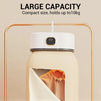 🌬️ Mini Összecsukható Szárító: 10kg Kapacitás + Baktériumtörlés! ✨