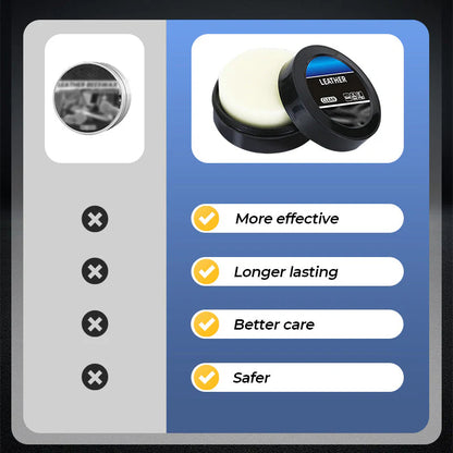 👜 Bőr Tisztító Ápoló Pasta: Tisztítás + Hidratáció – 180 Nap Fény! ✨