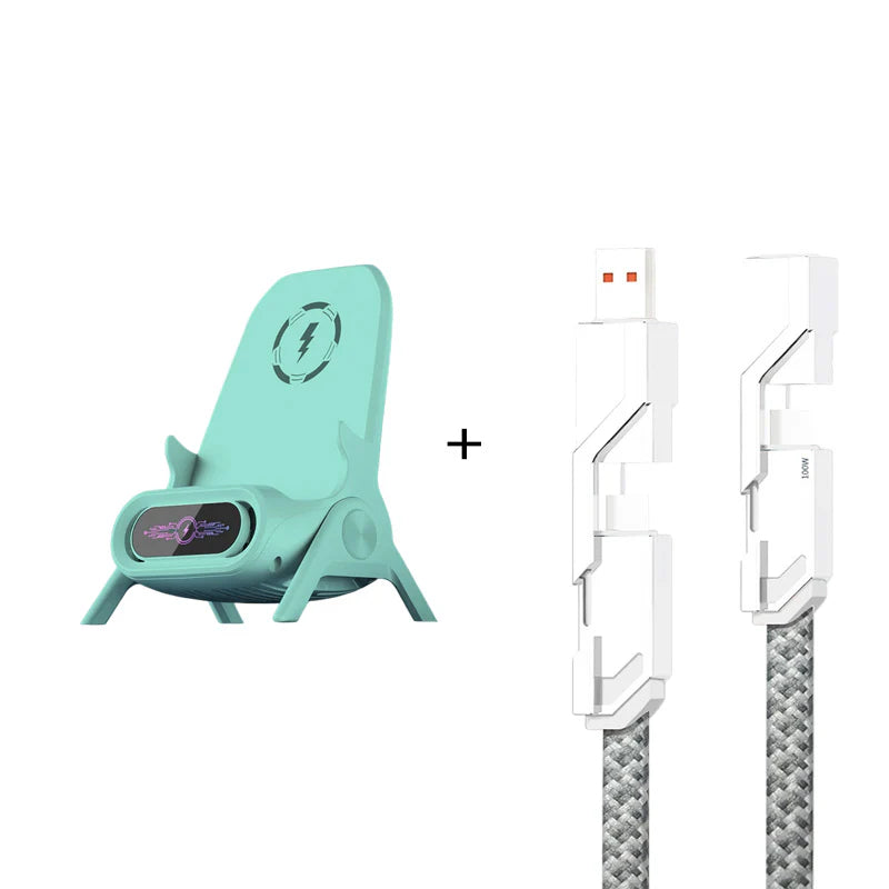 ⚡ Wireless Töltő Telefonállvány: Gyors Töltés + Hűtés Egyszerre!