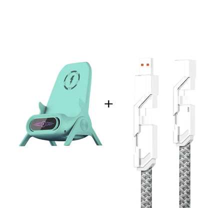 ⚡ Wireless Töltő Telefonállvány: Gyors Töltés + Hűtés Egyszerre!