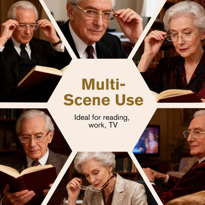 Összecsukható olvasószemüveg kék fény szűrővel és tokban