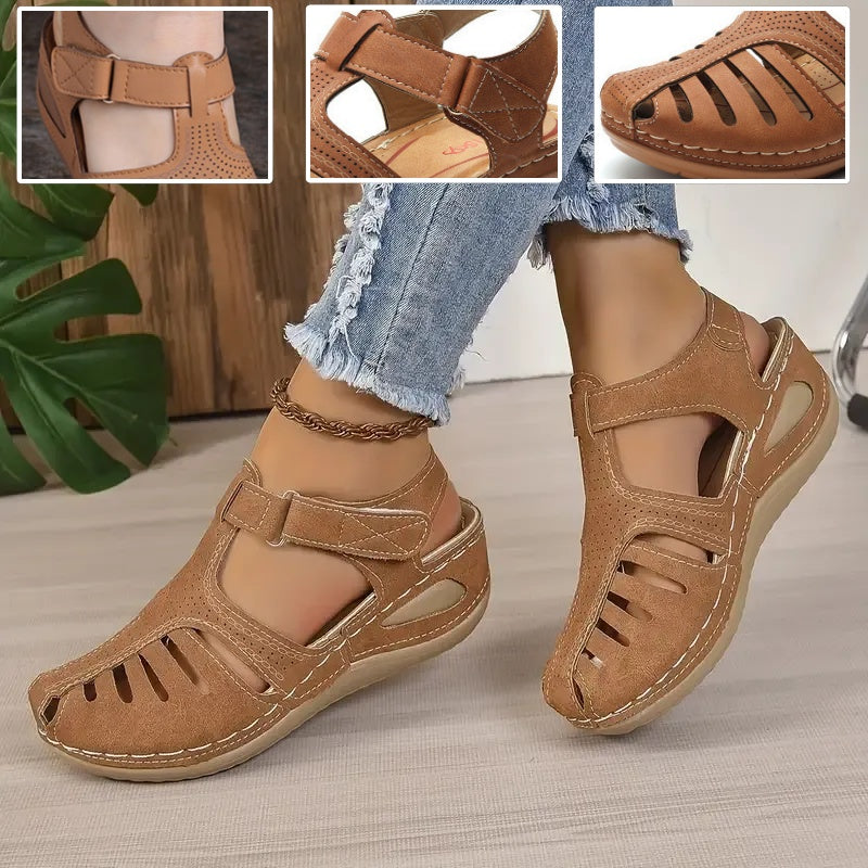 Zapatos ortopédicos FOUNNE® [🔥Oferta por tiempo limitado🎁] Sandalias de verano | Diseño ergonómico | Construcción calada | Cómodas y transpirables | Alivio del dolor ✅