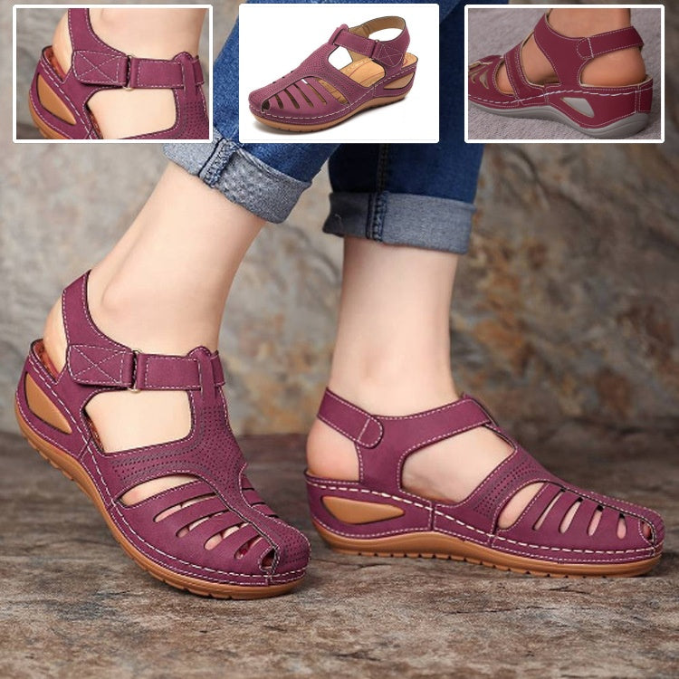 Zapatos ortopédicos FOUNNE® [🔥Oferta por tiempo limitado🎁] Sandalias de verano | Diseño ergonómico | Construcción calada | Cómodas y transpirables | Alivio del dolor ✅