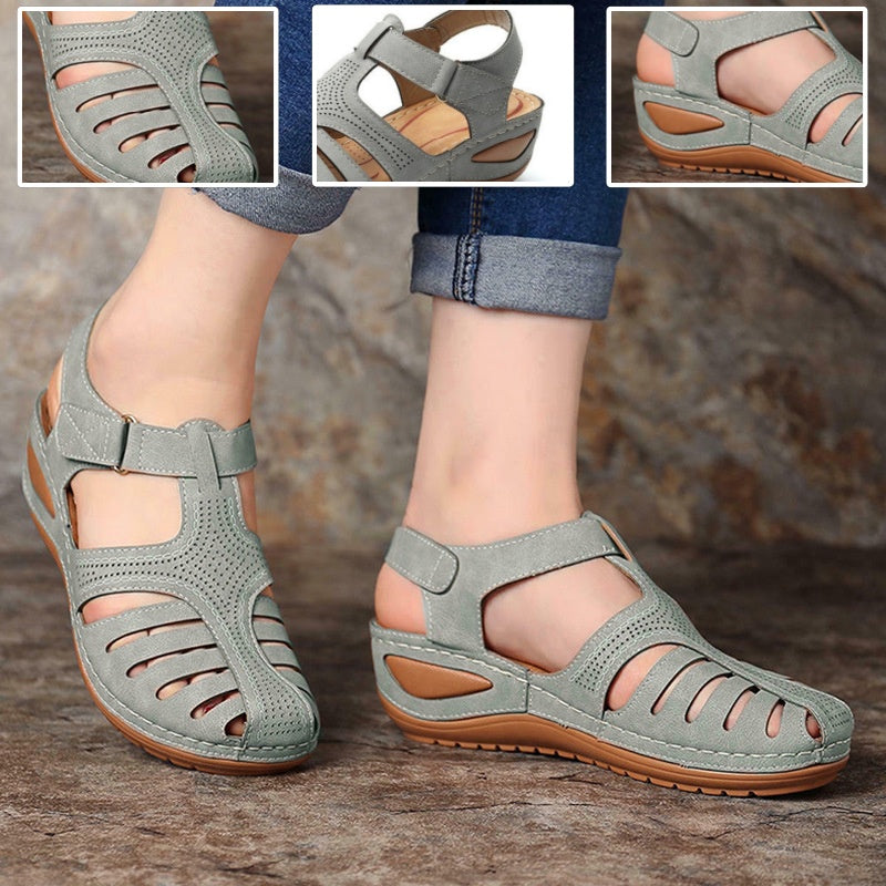 Zapatos ortopédicos FOUNNE® [🔥Oferta por tiempo limitado🎁] Sandalias de verano | Diseño ergonómico | Construcción calada | Cómodas y transpirables | Alivio del dolor ✅