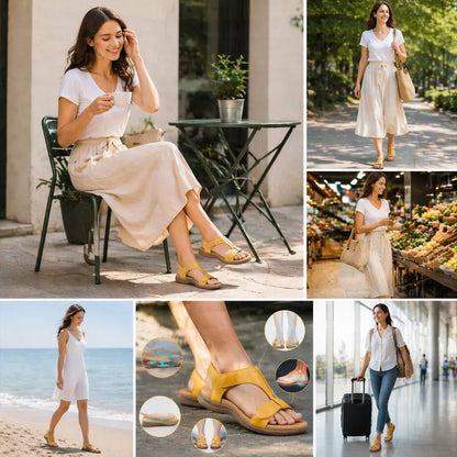 Ortopedické boty SHELLSEN® 【🔥Dnes sleva 50 %🎁】 Nejžhavější letní sandály v Evropě👡 | Pohodlná a bezbolestná chůze | Design s oporou klenby | Perfektní volba pro letní výlety✅