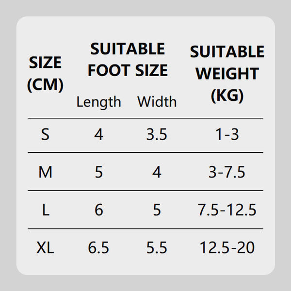 2 pár csúszásmentes, vízálló kutyazokni
