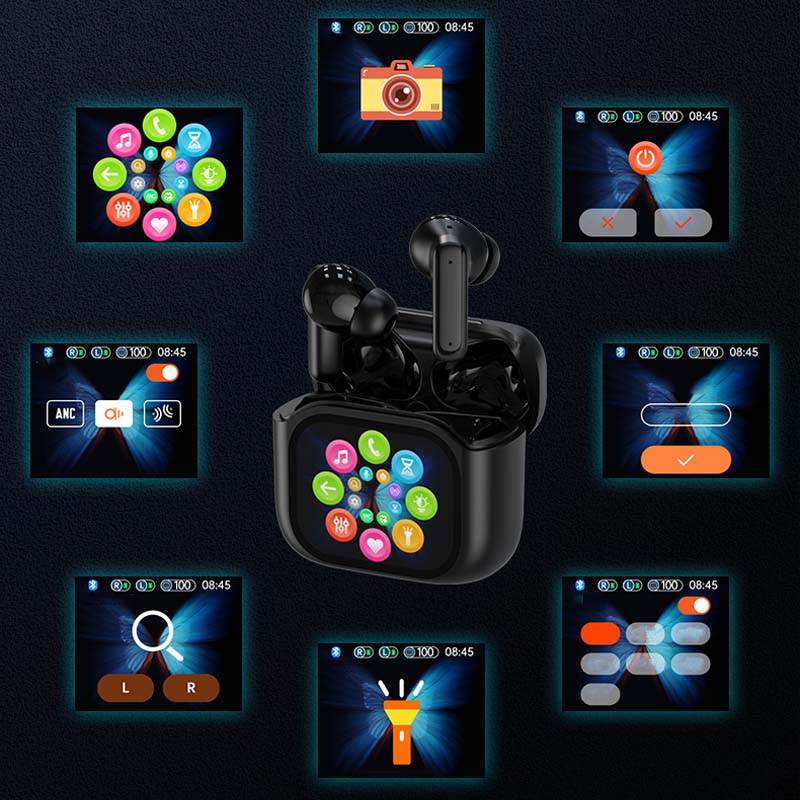 Kompakt fülhallgatók érintésvezérléssel és tiszta hangzással