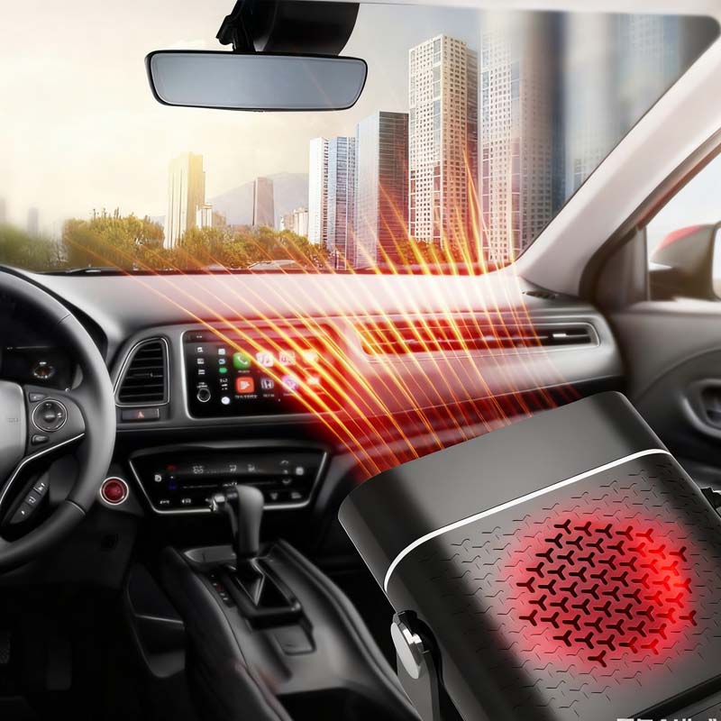 🌟 Téli/Nyári Autó Megoldás: Fűtés+Ventilátor+Dér eltávolítás – Csak 10750 Ft!